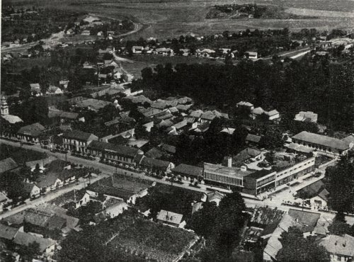 Luftaufnahme von Bad Busiasch um 1966